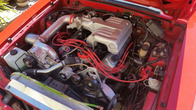 1993 Vibrant Red Ford Mustang Hatchback