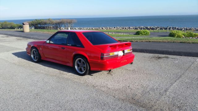 1993 Vibrant Red Ford Mustang Hatchback