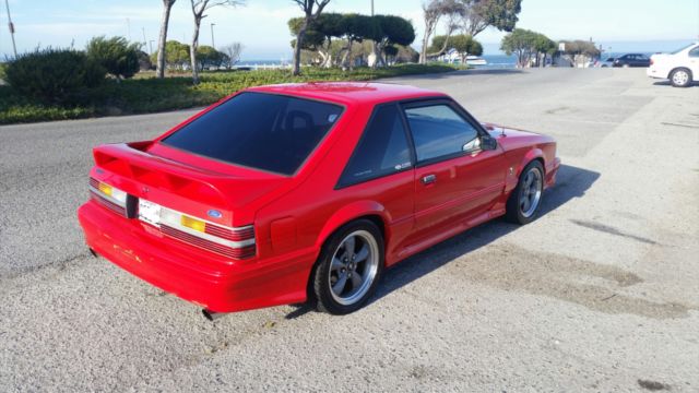 1993 Vibrant Red Ford Mustang Hatchback