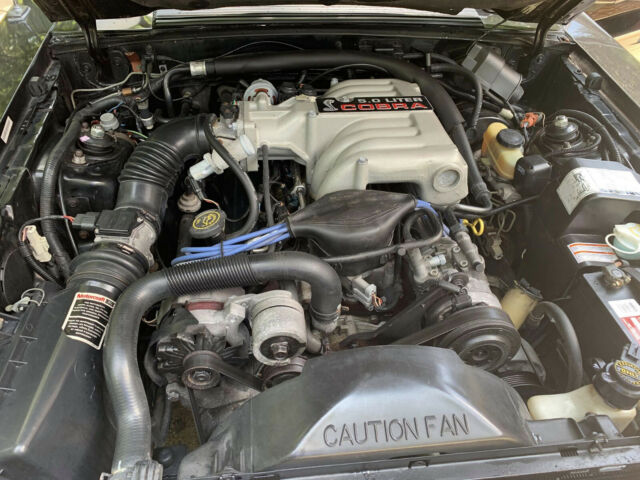 1993 Black Ford Mustang Hatchback