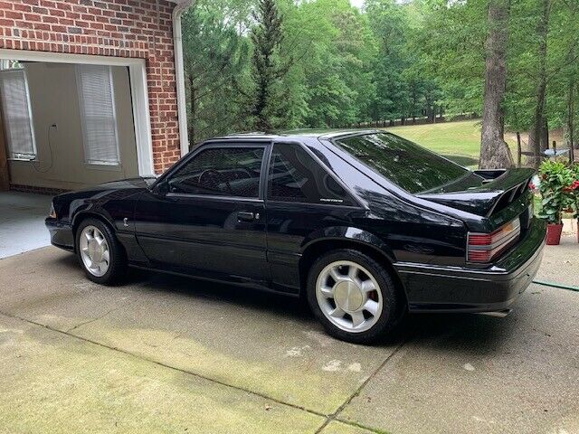 1993 Black Ford Mustang Hatchback