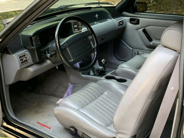 1993 Black Ford Mustang Hatchback