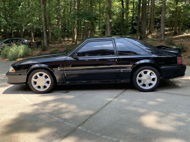 1993 Black Ford Mustang Hatchback