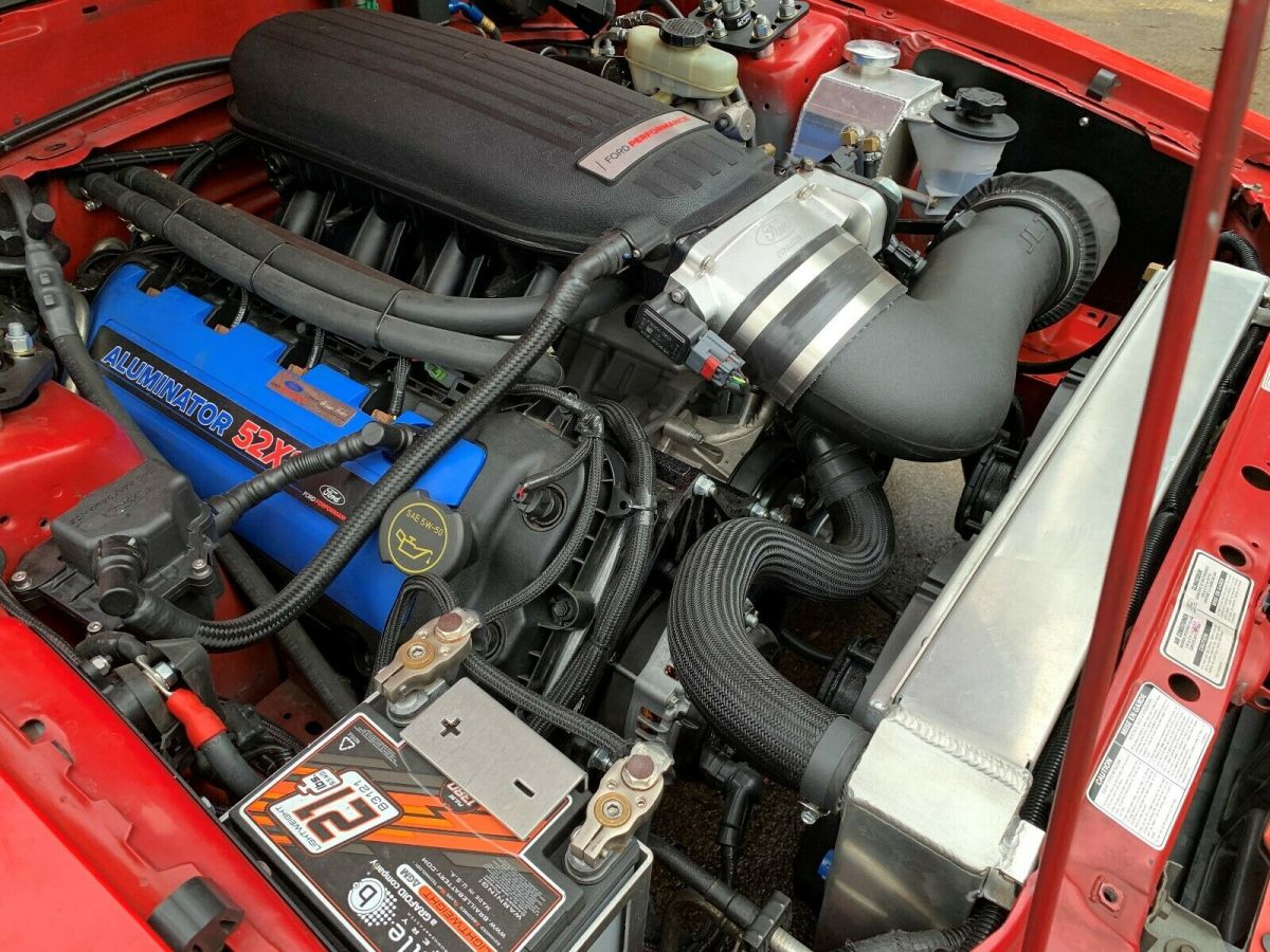 1993 Red Ford Mustang