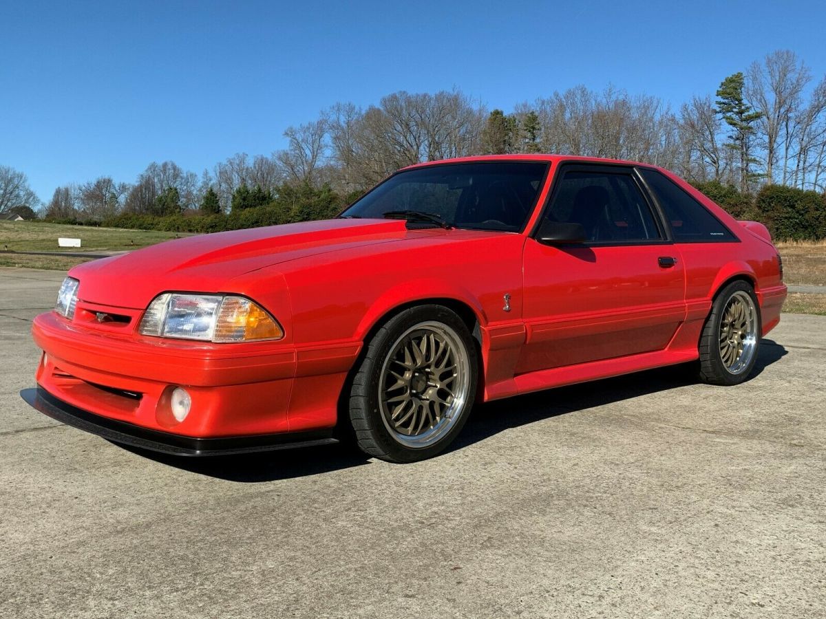 1993 Red Ford Mustang