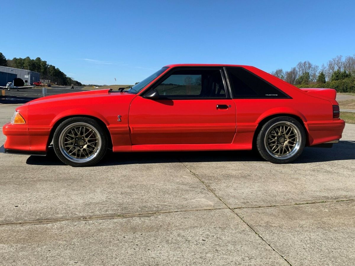 1993 Red Ford Mustang