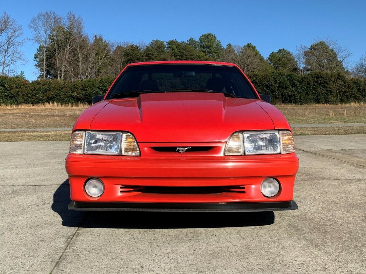 1993 Red Ford Mustang