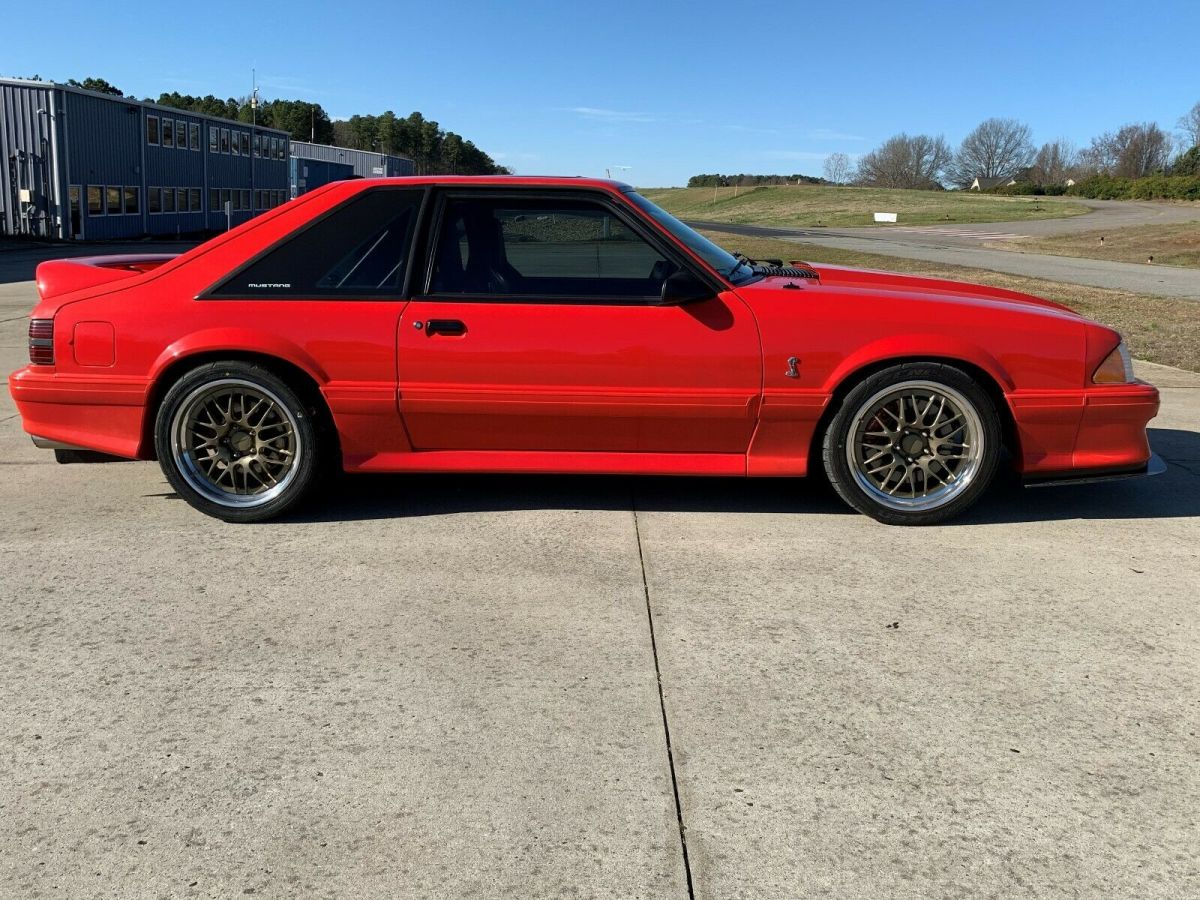 1993 Red Ford Mustang