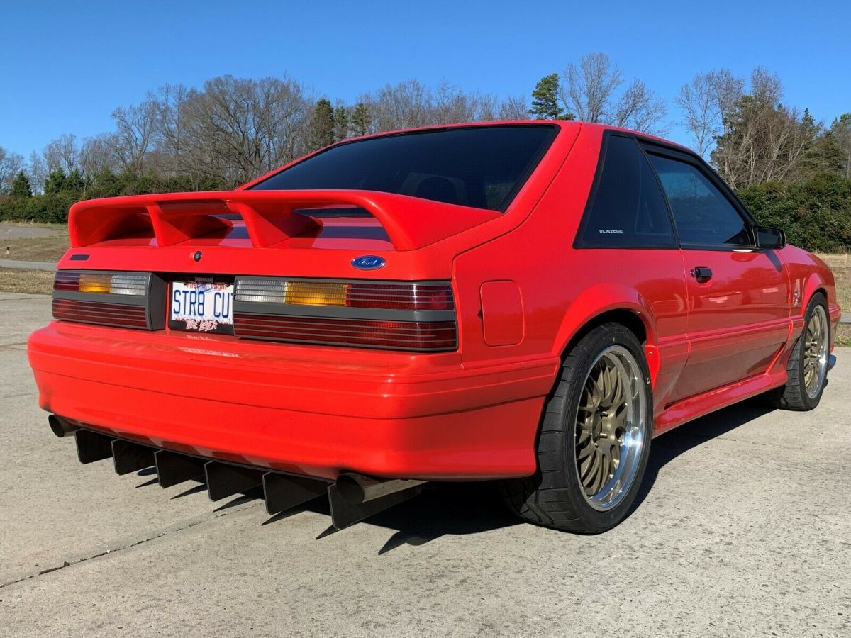 1993 Red Ford Mustang