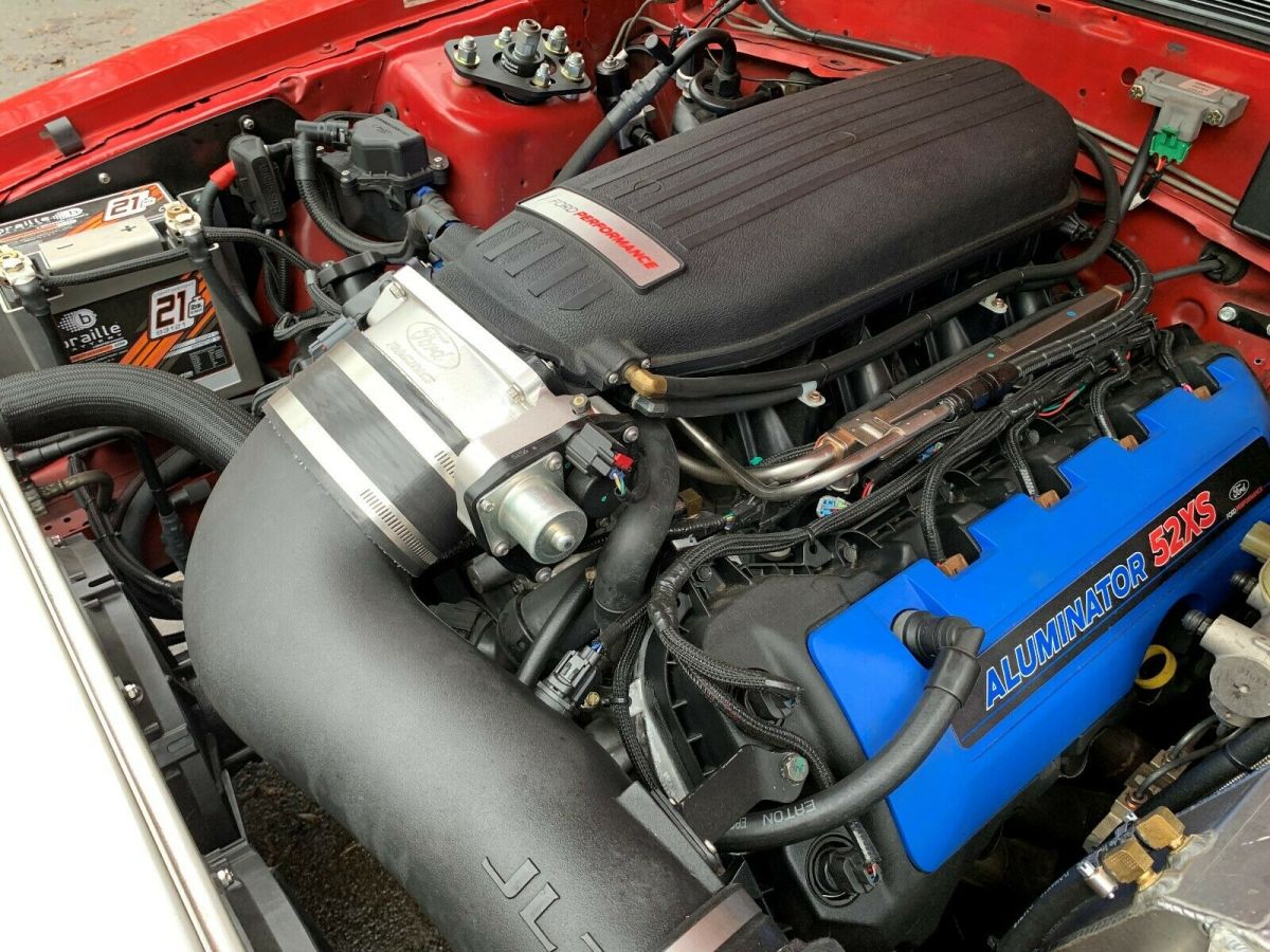 1993 Red Ford Mustang