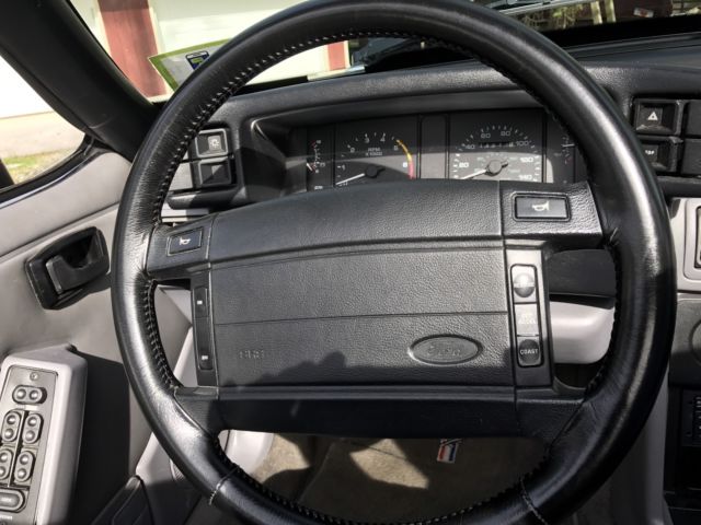 1993 Silver Ford Mustang Convertible