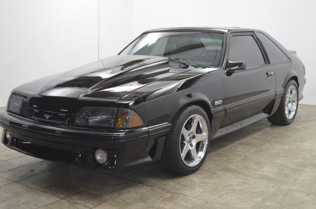 1993 Black Ford Mustang Hatchback