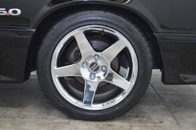 1993 Black Ford Mustang Hatchback