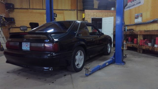 1993 Black Ford Mustang Hatchback