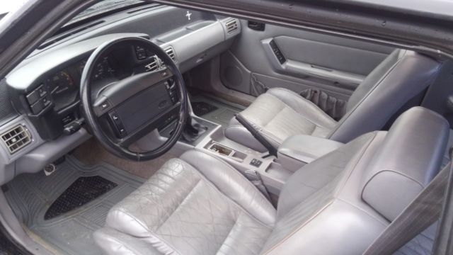 1993 Black Ford Mustang Hatchback