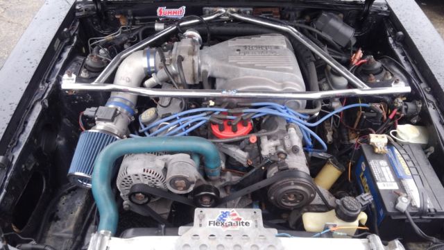 1993 Black Ford Mustang Hatchback