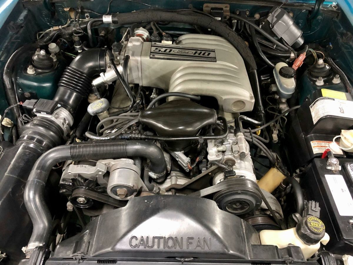 1993 Blue Ford Mustang Coupe