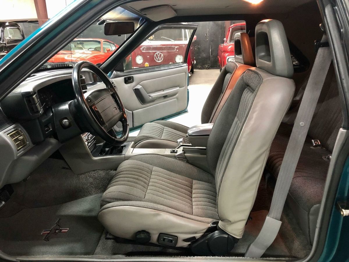1993 Blue Ford Mustang Coupe