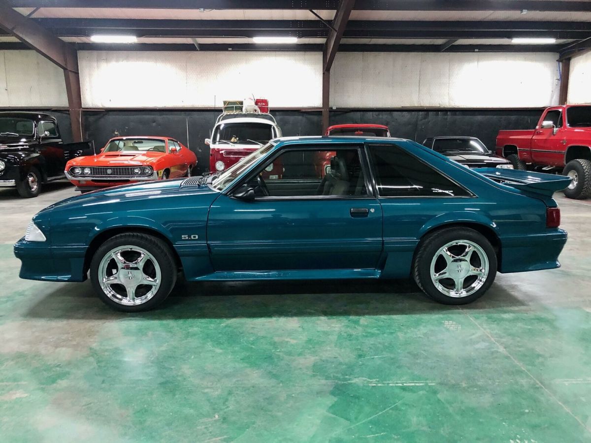 1993 Blue Ford Mustang Coupe