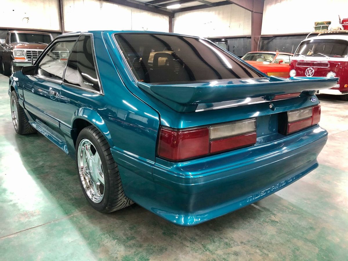 1993 Blue Ford Mustang Coupe