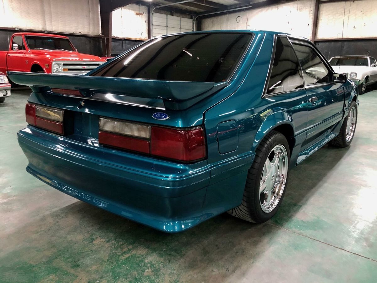 1993 Blue Ford Mustang Coupe