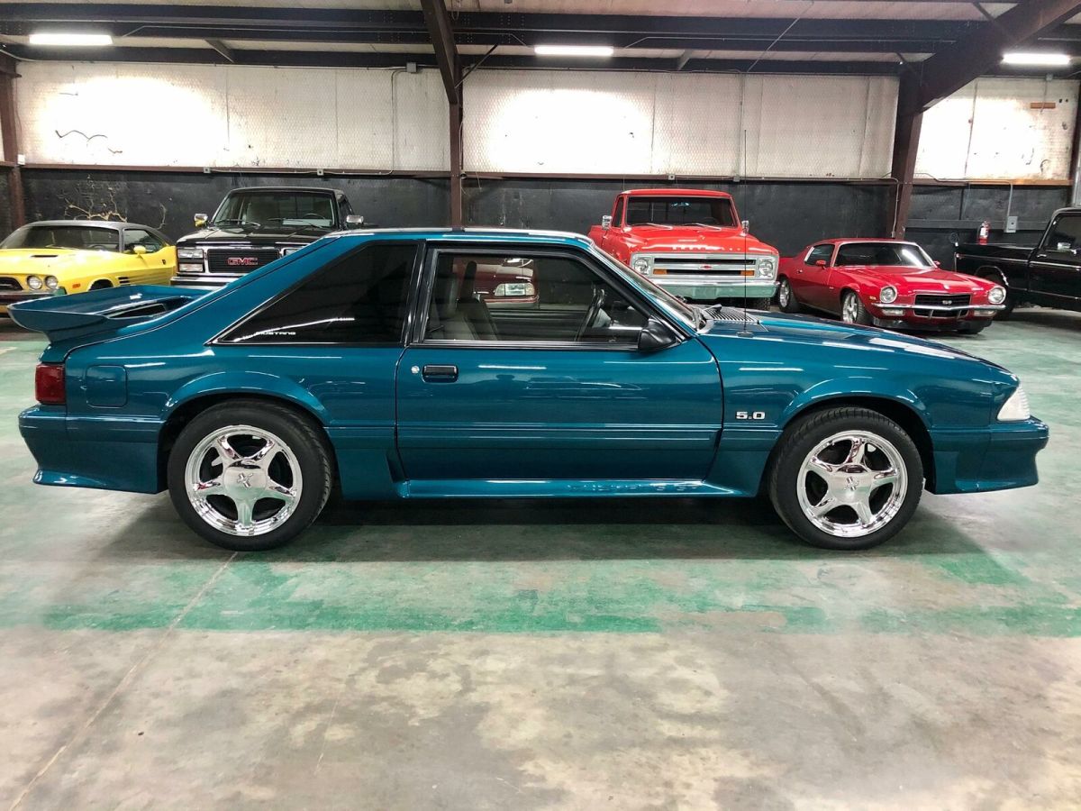 1993 Blue Ford Mustang Coupe