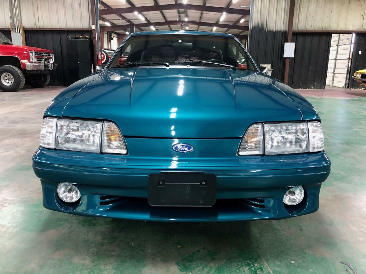 1993 Blue Ford Mustang Coupe