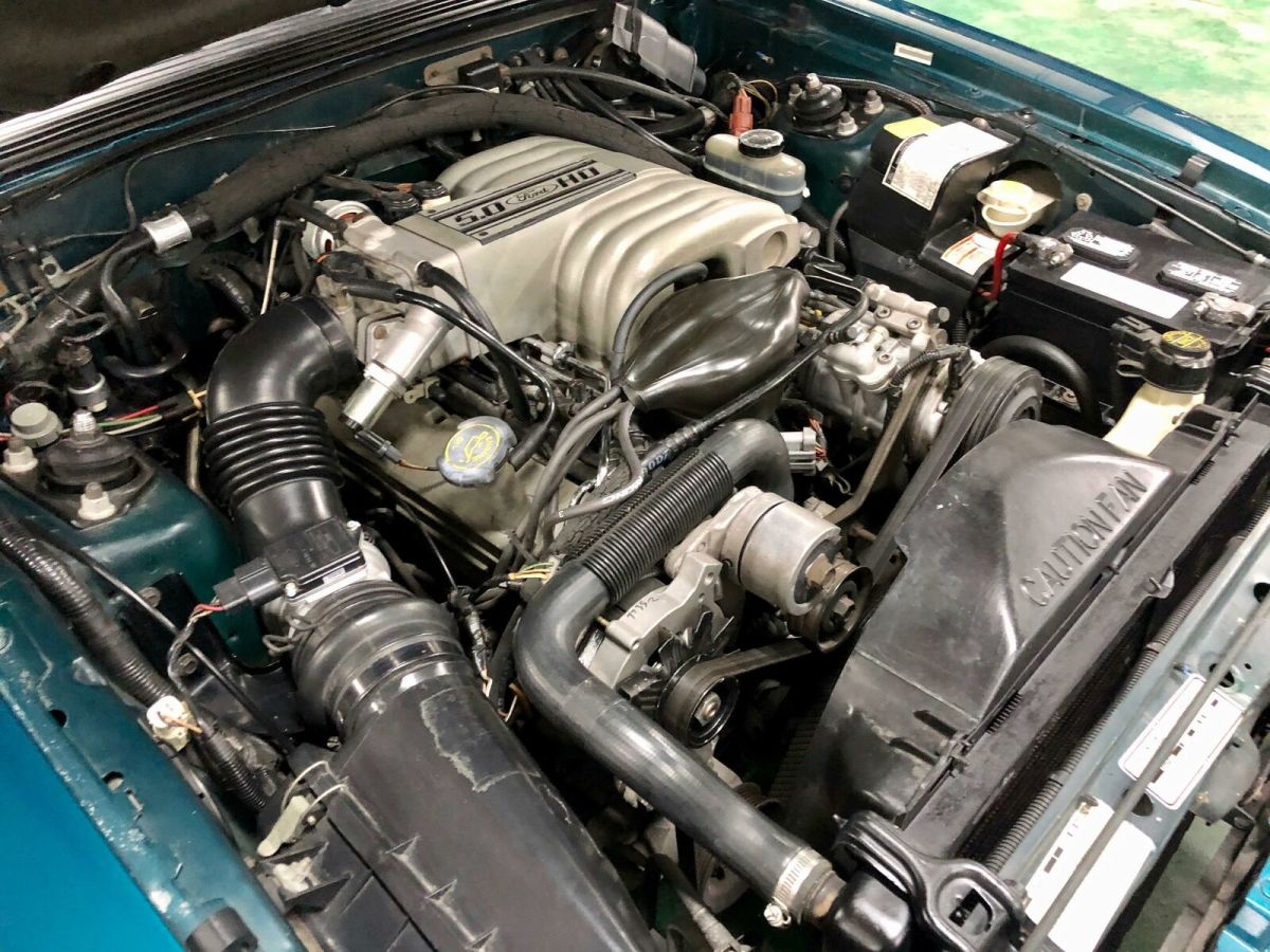 1993 Blue Ford Mustang Coupe