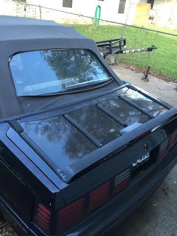 1993 Black Ford Mustang Convertible