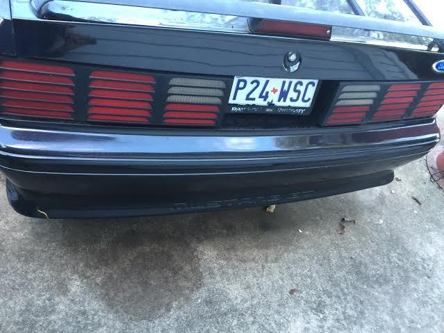 1993 Black Ford Mustang Convertible