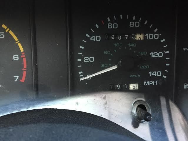 1993 Black Ford Mustang Convertible