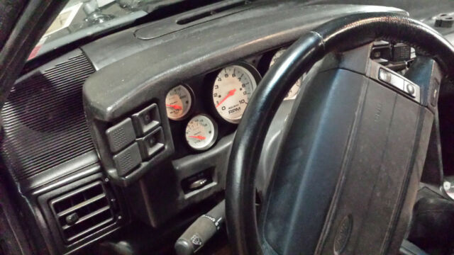 1993 Black Ford Mustang Hatchback