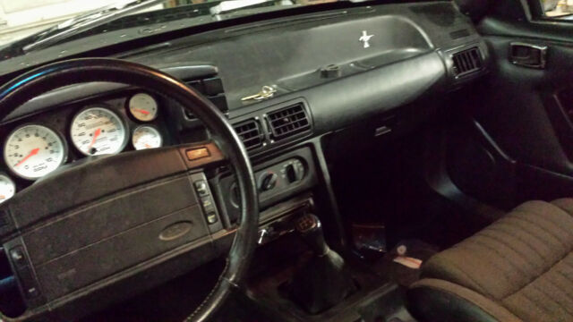 1993 Black Ford Mustang Hatchback