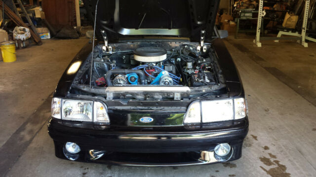 1993 Black Ford Mustang Hatchback