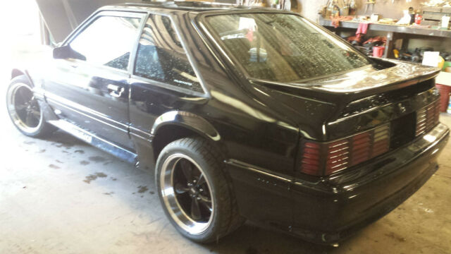 1993 Black Ford Mustang Hatchback