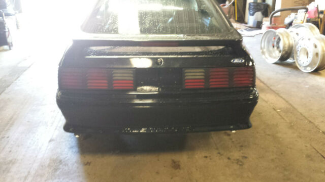 1993 Black Ford Mustang Hatchback