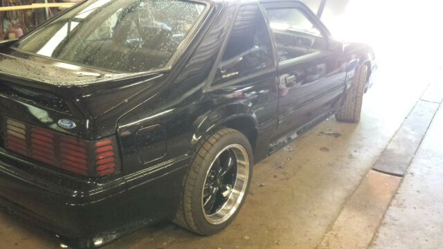 1993 Black Ford Mustang Hatchback