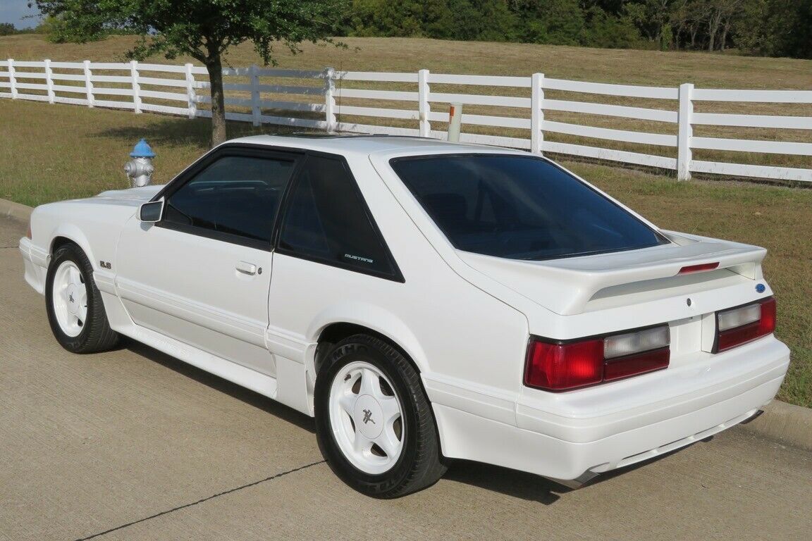 1993 White Ford Mustang Fox Body 5.8L