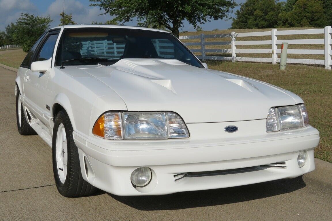 1993 White Ford Mustang Fox Body 5.8L