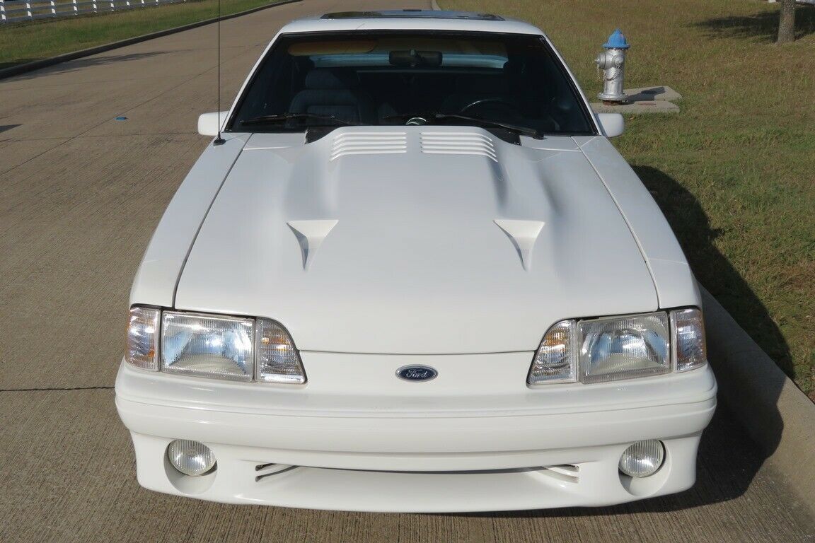 1993 White Ford Mustang Fox Body 5.8L