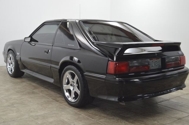 1993 Black Ford Mustang Hatchback