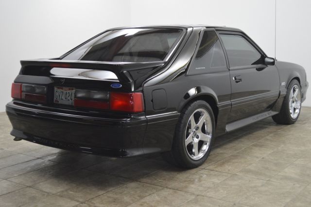 1993 Black Ford Mustang Hatchback