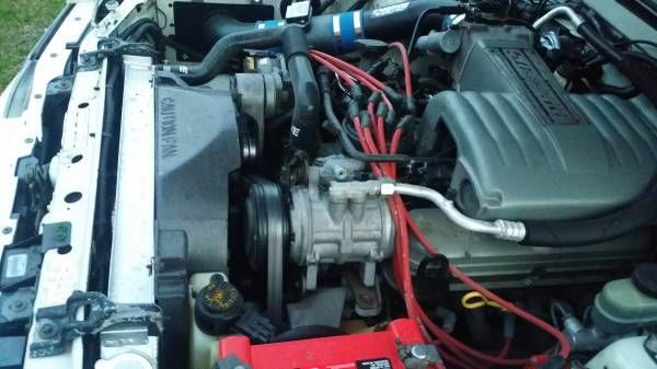 1993 White Ford Mustang Convertible