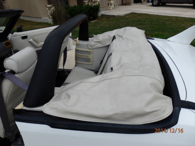 1993 White Ford Mustang Convertible