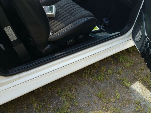 1993 White Ford Mustang Hatchback