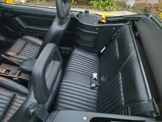 1993 yellow Ford Mustang Convertible