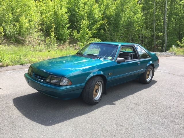 1993 Reef Blue Ford Mustang Hatchback