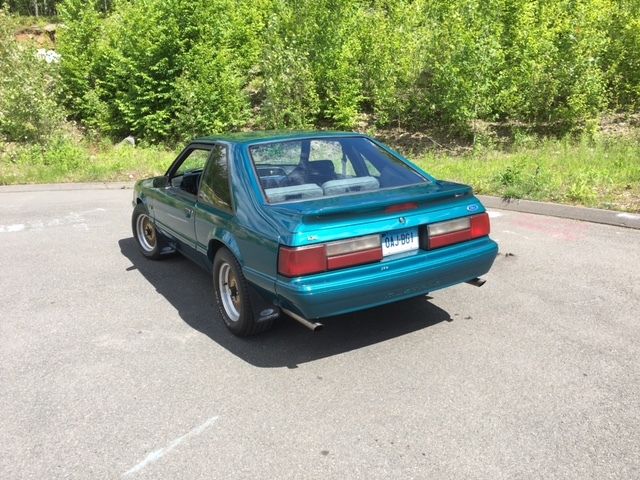 1993 Reef Blue Ford Mustang Hatchback