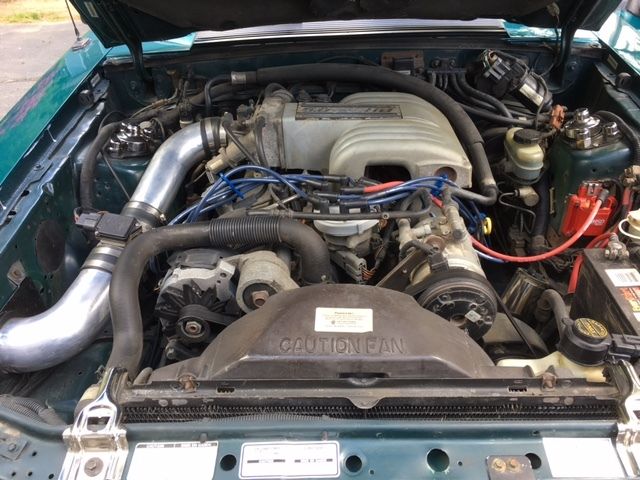 1993 Reef Blue Ford Mustang Hatchback