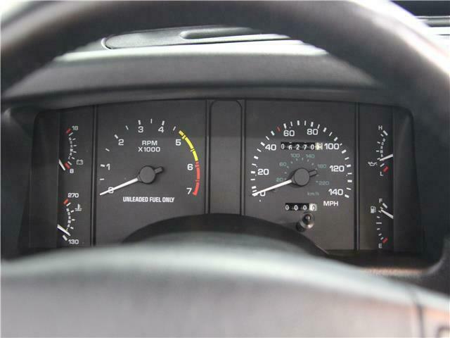 1993 White Ford Mustang Convertible